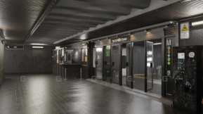 Blender地铁站3D场景模型 Blender Subway Station 3D Scene Model