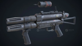 KS79生命线榴弹发射器3D模型-8 - KS79 Lifeline Grenade Launcher 3D model-8