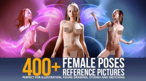 400张女性姿势参考图片