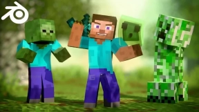 Blender我的世界动画课程 终极A-Z指南 - Udemy – Blender 3D Minecraft Animation Course Ultimate A – Z Guide