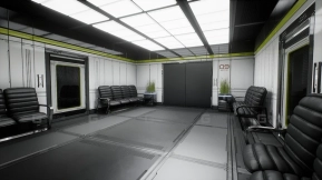 【UE】模块化科幻办公室  Modular Sci Fi Office