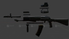 AN94突击步枪 AN94 3D model