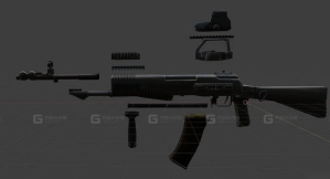 AN94突击步枪 AN94 3D model