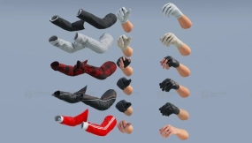 【UE】动画第一人称平民武器包  Animated FP Civilian Arms Pack