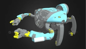 阿凡达机械螃蟹驾驶模型 Avatar CET-OPS Crabsuit With Working Joints