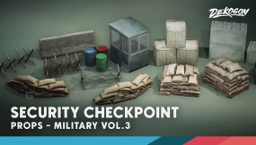 【UE】军事物资 - 第3卷 - 安全检查站  Military Supplies - VOL.3 - Security Checkpoint