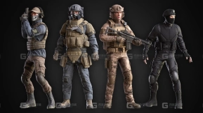 【UE】军事士兵包  Military Soldier Mega Bundle