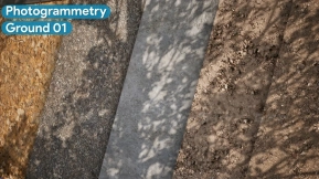 【UE】地面01 - 扫描摄影测量材质  Ground 01 - Scanned Photogrammetry Materials
