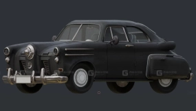 1951斯图贝克冠军 - 1951 Studebaker Champion 3D model-78