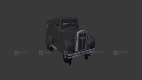 凯撒防弹车（重新喷漆） - Kaiser bulletproof(перезалив) 3D model-28