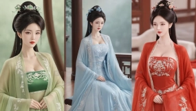 古装汉服动漫艺术绘画参考 Costume Hanfu anime art painting reference