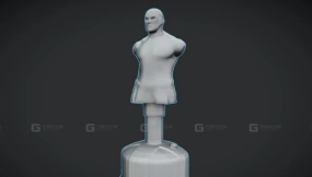 体育器材 沙袋 02 PBR游戏就绪 Sports - Punching Bag 02 - PBR Game Ready
