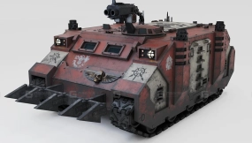 战锤中的犀牛装甲运兵车-Apc Rhino From Warhammer 40k