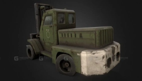 苏联军用叉车 Soviet Military Forklift