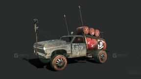 1973福特F-100（小拖车） - 1973 Ford F-100 (Teeny Hauler) 3D model-70