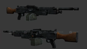 先进机枪3D模型-61 - Advanced Machine Gun 3D model-61