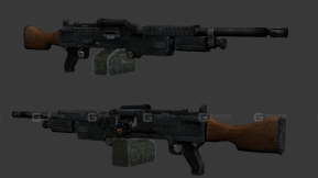 先进机枪3D模型-61 - Advanced Machine Gun 3D model-61