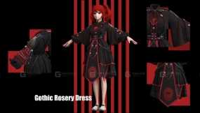 哥特式连衣裙女装