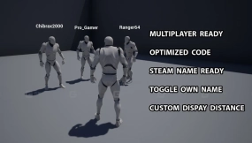 【UE】简易名牌  Easy Nameplate