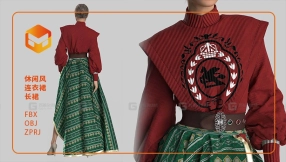 休闲风连衣裙长裙