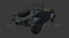 桶车 - Kubelwagon 3D model-20