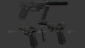格洛克P80 - Glock P80 3D model-9