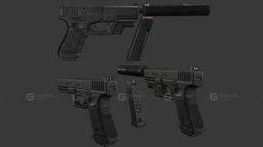格洛克P80 - Glock P80 3D model-9