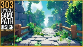 303 风格化游戏路径设计 - 303 stylized game path design