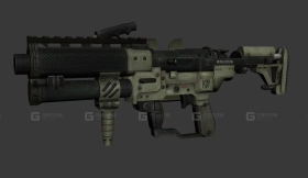 自动火箭发射器3D模型-61 - Auto rocket launcher 3D model-61
