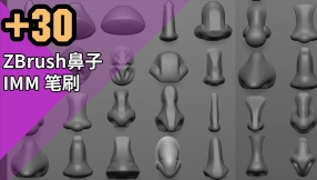 ZBrush鼻子模型 Nose Machine