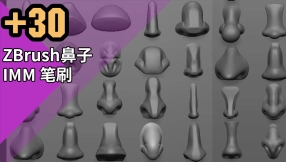 ZBrush鼻子模型 Nose Machine