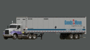 2008款肯沃斯T-800挂车 - 2008 Kenworth T-800 Trailer 3D model-53