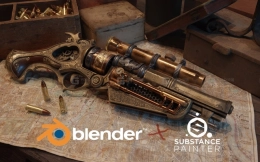 【Blender】BL2SP教程-创建属于自己的蒸汽朋克枪游戏资产模型