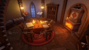 【UE】低多边形炼金术士小屋  Lowpoly Alchemist's House