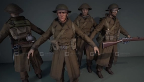【UE】二战英军步兵  WWII British Infantry