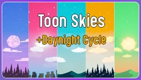 【UE】卡通风格化天空云行星HDR  Toon Skies (Stylized Clouds Planets  Environments Skybox)