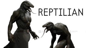 爬行类生物  Reptilian Creature