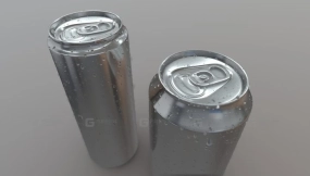 带水珠的罐子 - Cans with Droplets