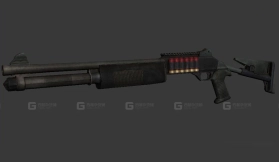 M1014霰弹枪3D模型-40 - Shotgun m1014 3D model-40