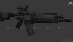 Patten PK470突击步枪-Patten PK470 Assault Rifle 3D model