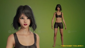 【UE】亚洲女性基础模型  ASIAN GIRL BASE MESH