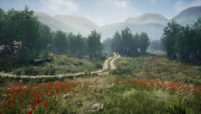 【UE】草地 - 环境场景  Meadow - Environment Set
