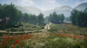 【UE】草地 - 环境场景  Meadow - Environment Set