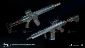 5种武器及配件 5 weapons and attachments 3D model