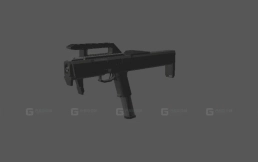 FMG折叠冲锋枪-FMG 3D model-20