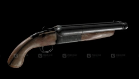 霰弹枪（装填状态）3D模型-24 - Shotgun (load) 3D model-24