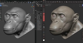 Nomad Sculpt新增与Blender及ZBrush的直接应用链接功能