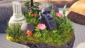 【UE5.3】风格化手绘3D环境素材包 3D Stylized Handpainted Environment Asset Pack