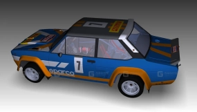 菲亚特131阿巴斯 - Fiat 131 Abarth 3D model-37