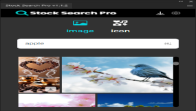 【AE/PR/PS】Stock Search Pro直接从云端库中搜索下载使用免版权图片视频音效素材插件